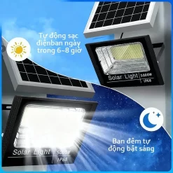 Đèn Pha Năng Lượng Mặt Trời Cao Cấp